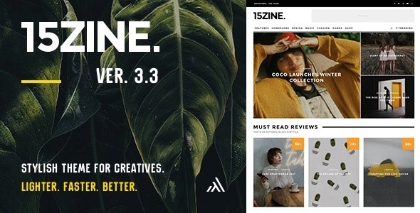 15Zine | Magazine Newspaper Blog News WordPress Theme 3.3.9.8 GPL Theme