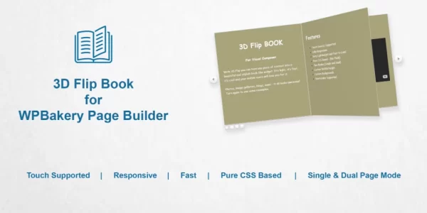 3D Flipbook for WPBakery Page Builder 3.0 GPL Plugins
