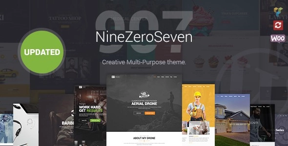907 Responsive Multi-Purpose WordPress Theme 5.3.9 GPL Theme