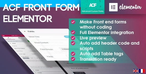 ACF Frontend Pro for Elementor 3.22.0 GPL Plugins