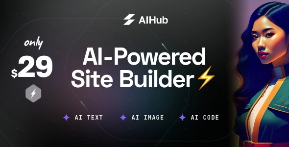 AIHub AI Powered Startup Technology WordPress Theme 1.3.3 GPL Theme