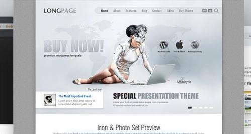 AIT – Longpage WordPress Theme 1.28 GPL Theme