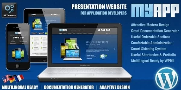 AIT – MyApp WordPress Theme 1.33 GPL Theme