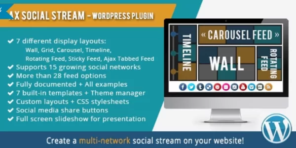AX Social Stream 3.10.1 GPL Plugins