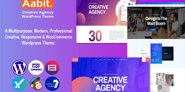 Aabit Startup Multipurpose WordPress Theme 1.0.0 GPL Theme