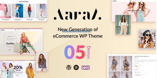 Aaraa Fashion Shop Theme 1.0.2 GPL Theme