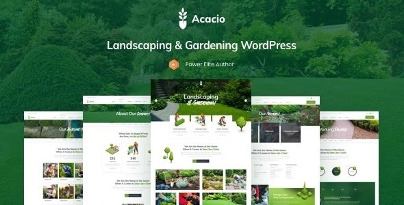 Acacio Landscape Gardening 1.1.2 GPL Theme