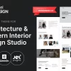 AccelDesign WordPress Theme for Architecture Modern Interior Design Studio 1.0.1 GPL Theme