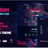Acidum Night Club and DJ WordPress Theme 1.4.4 GPL Theme