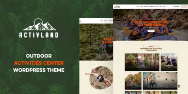 Activland Outdoor Activities WordPress Theme 1.2.0 GPL Theme