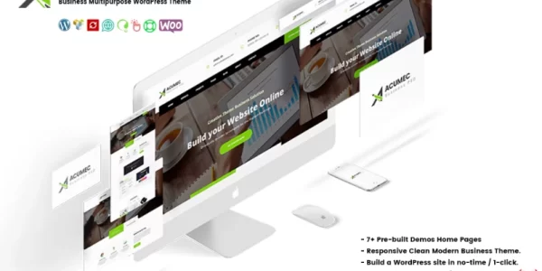 Acumec Business Multipurpose WordPress Theme 1.5 GPL Theme