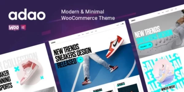 Adao Modern WooCommerce Theme 1.0.4 GPL Theme
