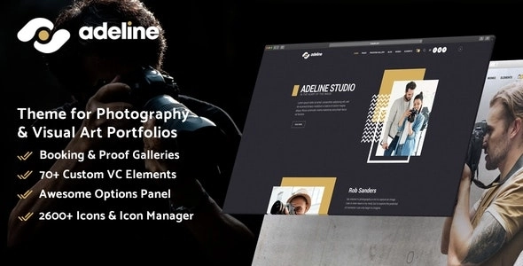 Adeline Photography Portfolio Theme 1.0.0 GPL Theme