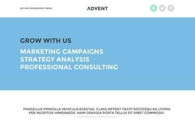 Advent WordPress Theme 1.0.0 GPL Theme