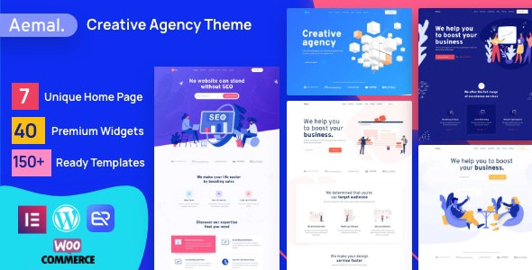 Aemal Startup Business WordPress Theme 3.2.0 GPL Theme