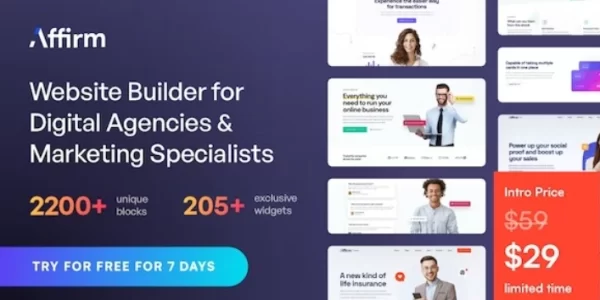 Affirm Marketing Digital Agency WordPress Theme 3.0.3 GPL Theme