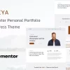 Afriya Personal Portfolio, CV and Resume WordPress Theme 1.0.0 GPL Theme