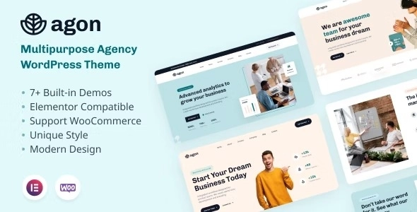 Agon Multipurpose Agency WordPress Theme 1.0.5 GPL Theme