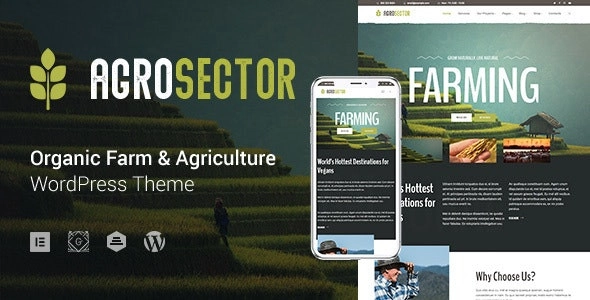 Agrosector Agriculture Organic Food 1.4.2 GPL Theme