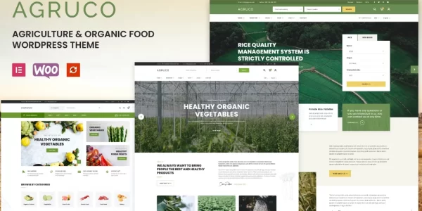 Agruco Agriculture Organic Food Theme 1.0.3 GPL Theme