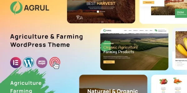 Agrul – Agriculture Farming WordPress Theme 1.1.0 GPL Theme