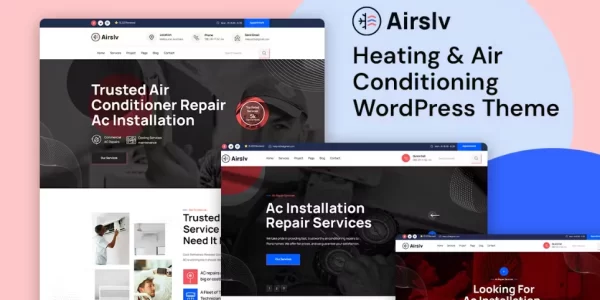Airslv – Heating Air Conditioning WordPress Theme 1.0 GPL Theme