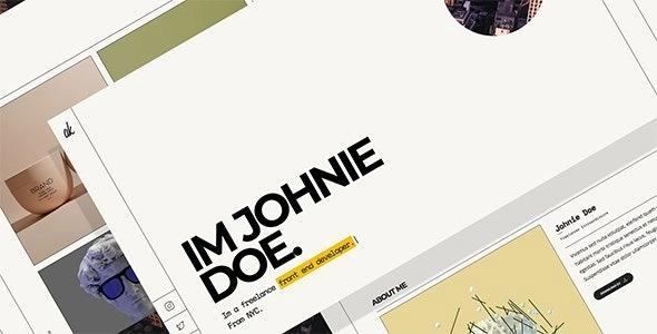 Akordian Portfolio Personal WordPress Theme 1.0 GPL Theme