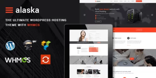 Alaska WHMCS Hosting WordPress 4.2 GPL Theme