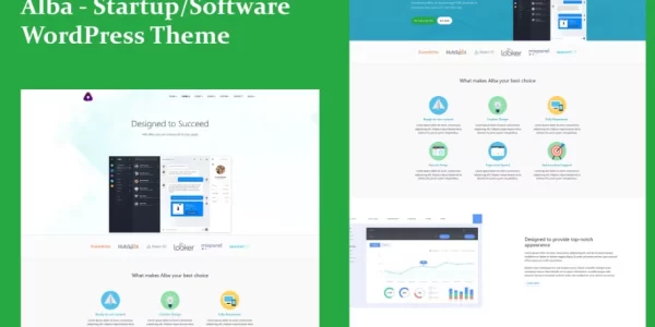 Alba Startup/Software WordPress Theme 1.0 GPL Theme