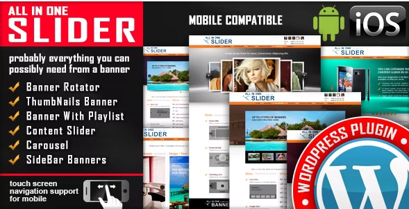 All In One Slider Responsive WordPress Slider Plugin 3.7.8 GPL Plugins