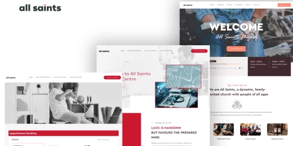 All Saints Church and Medical WordPress Them WordPress Theme 1.1.0 GPL Theme