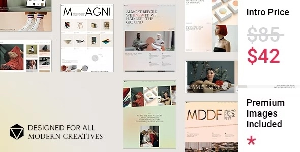 Ametrine Modern Creative Theme 1.0 GPL Theme