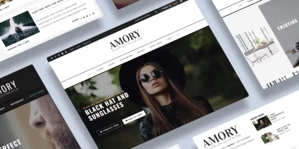 Amory Blog A Responsive WordPress Blog Theme 4.7 GPL Theme