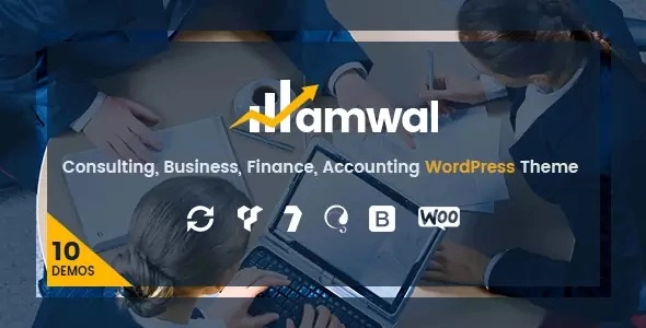 Amwal | Consulting Finance WordPress Theme 1.3.8 GPL Theme