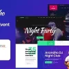 Anondho Night Club Event WordPress Theme 1.0 GPL Theme