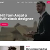 Anzal Personal Portfolio WordPress Theme 1.0.0 GPL Theme