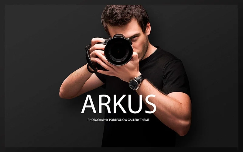 Arkus Photography Portfolio Gallery WordPress Theme 1.1 GPL Theme