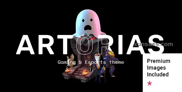Artorias Gaming and Esports Theme 1.0 GPL Theme