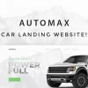 Automax Car Landing Responsive WordPress Elementor Theme WordPress Theme 1.0.0 GPL Theme