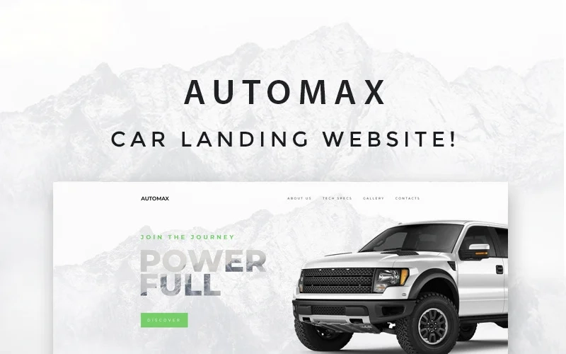 Automax Car Landing Responsive WordPress Elementor Theme WordPress Theme 1.0.0 GPL Theme