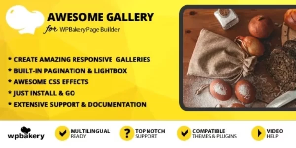 Awesome Gallery Addon for WPBakery Page Builder 2.2.3 GPL Plugins