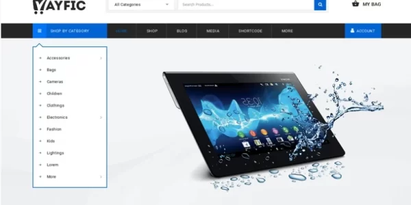 Ayfic Multipurpose Mega WooCommerce Theme 1.0 GPL Theme