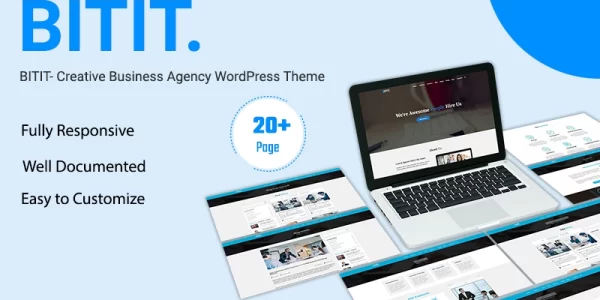 BITIT- Creative Business Agency Elementor WordPress Theme 1.0 GPL Theme