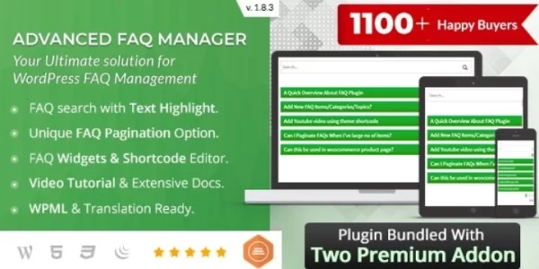 BWL Advanced FAQ Manager 2.0.8 GPL Plugins