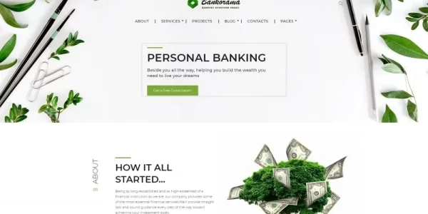 Bankorama Bank WordPress theme WordPress Theme 1.0.0 GPL Theme