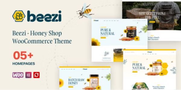 Beezi – Honey Shop WooCommerce Theme 1.0.0 GPL Theme