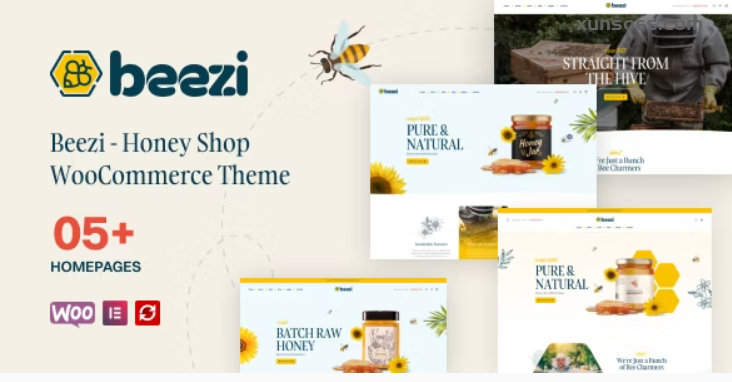 Beezi – Honey Shop WooCommerce Theme 1.0.0 GPL Theme