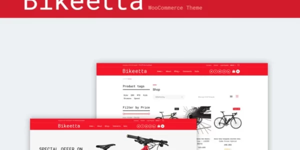 Bikeetta Bikes Store WooCommerce Theme 1.0.0 GPL Theme