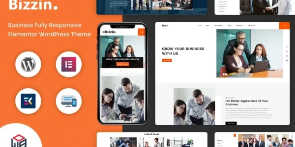 Bizzin Technology IT Solution Services WordPress Theme 1.0 GPL Theme