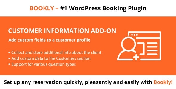 Bookly Customer Information (Add-on) 3.1 GPL Plugins